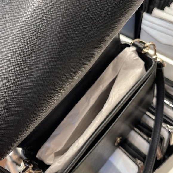 Kate Spade Staci Square Crossbody Saffiano Leather Black - Picture 11 of 16